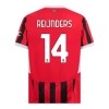 Maillot de Supporter AC Milan Reijnders 14 Domicile 2024-25 Pour Homme